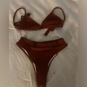 Brown Bikini Set
